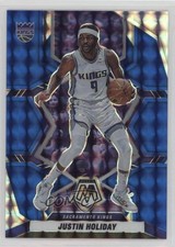 2021-22 Panini Mosaic Blue Mosaic Prizm 44/99 Justin Holiday #186 12z3