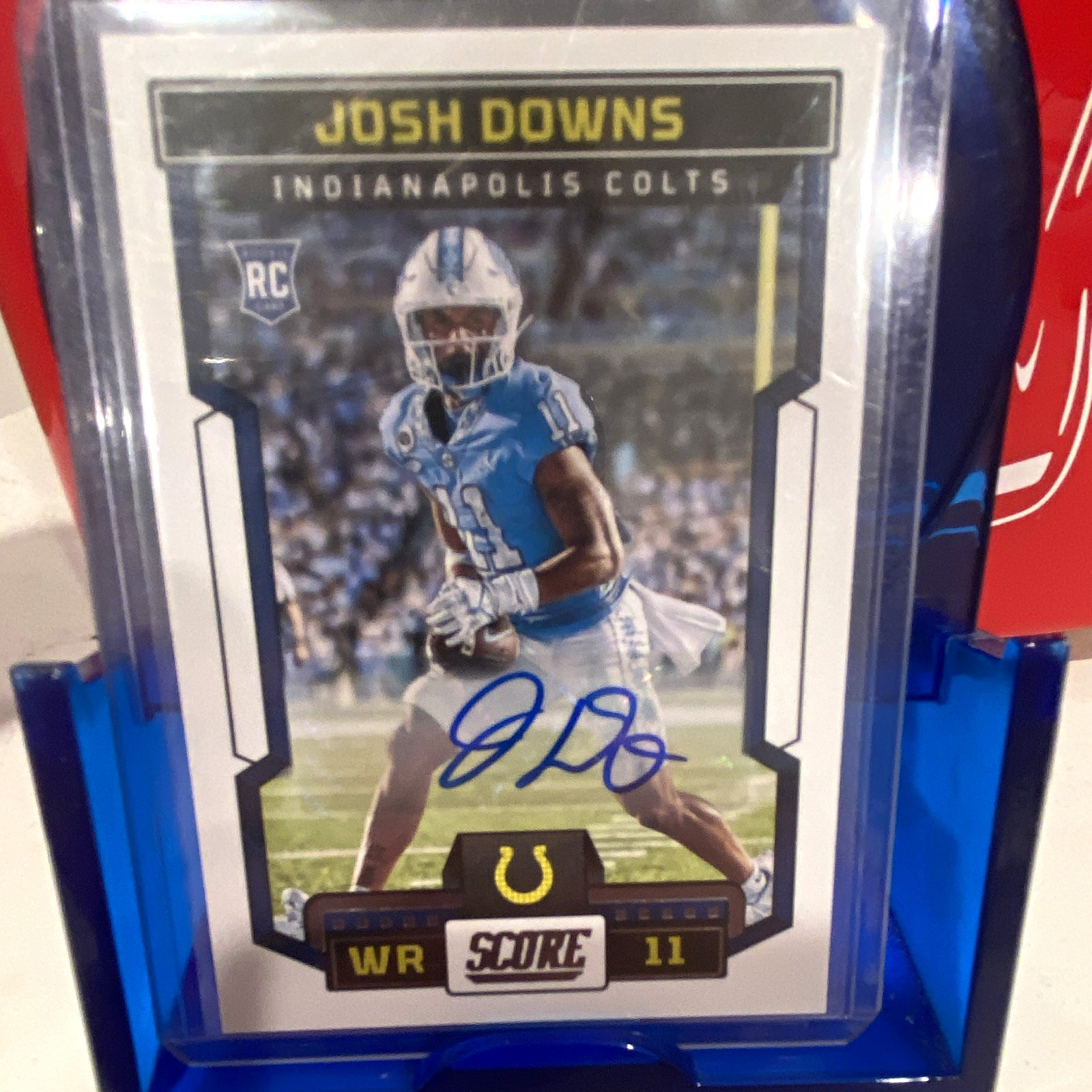 Panini 2023 Score Rookies Josh Downs Rookie Autograph Signatures #349 Colts