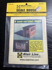N Scale Blair Line 084 Scale House Wood Kit C47786
