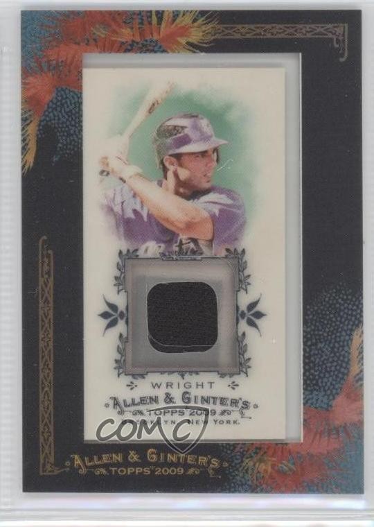 2009 Topps Allen & Ginter's Framed Mini Relics David Wright #AGR-DAW2 2z2