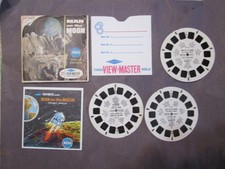 1964 MAN ON THE MOON VIEW MASTER 3 REEL SET PACKET NO. B 750