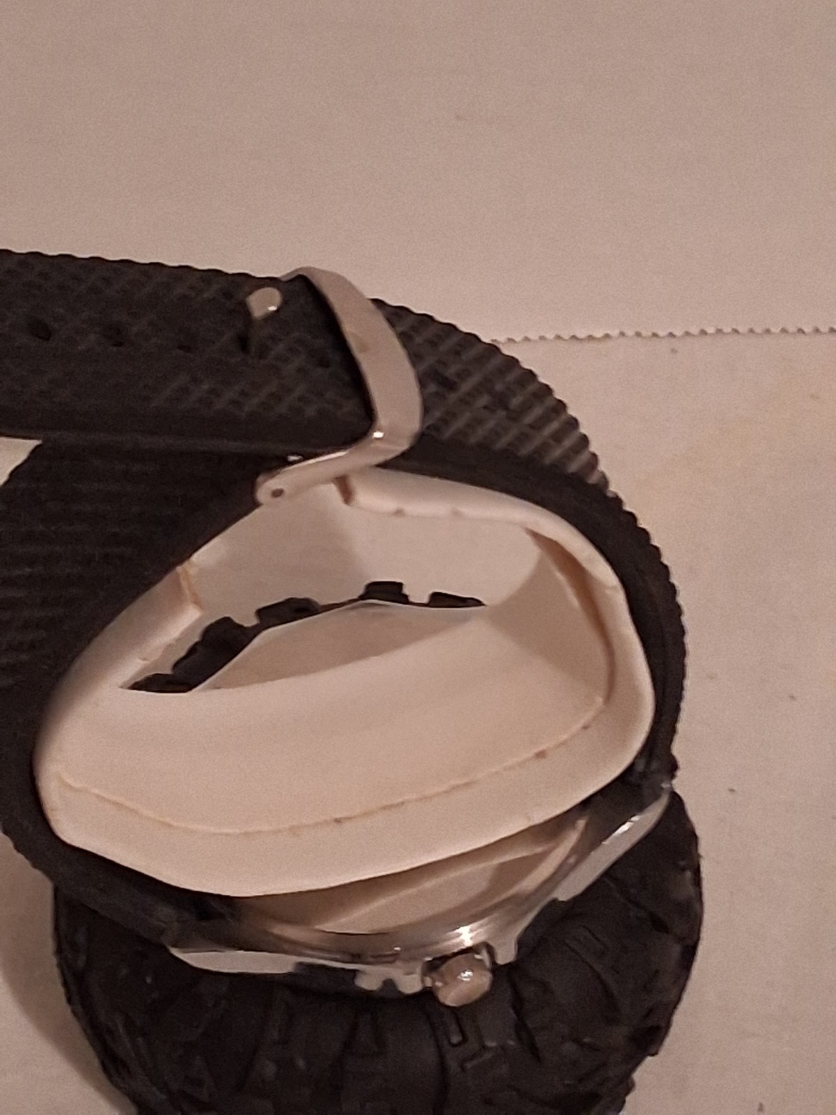 Men's Black  Multi Function Rubber Strap Watch. N… - image 3