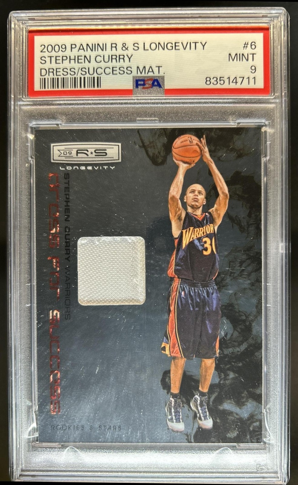 2009-10 Rookies & Stars Longevity Stephen Curry Dress for Success #/299 PSA 9