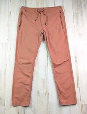Roark Pants Mens Fits 35x30 Layover 2.0 Clay Drawstring Stretch Distressed