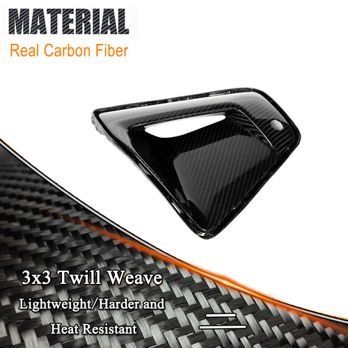 DRY CARBON entradas de aire delanteras ventilación ventilación aire ventilaciones para BMW Serie 5 G60 G68 2023-2025 - Imagen 7 de 9