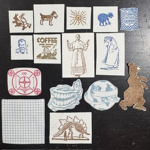 Coffee Break Design Tiny & Small Rubber Stamps Cling Mount - Choice