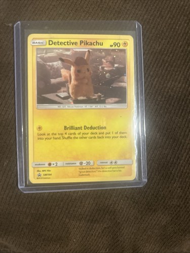 Detective Pikachu - SM194 Holo Promo Sun & Moon Promo Pokemon Holo