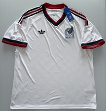 NEW Men’s XL Adidas Mexico Away White 2026 World Cup Replica Jersey