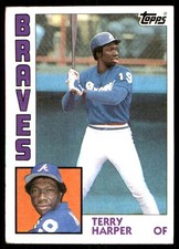 Terry Harper 1984 Topps #624 Atlanta Braves MLB READ FREE SHIPPING AutographDen