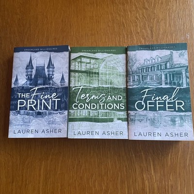 Dreamland Billionaires Lot Series 3 Books Collection Set By Lauren Asher 1-3
