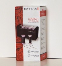 NEW Remington Large Medium Compact Hot Rollers Travel Case Ionic Ceramic J-Clips