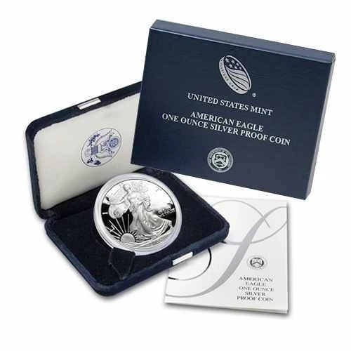 2010 W American Eagle One Ounce Silver Proof Coin w/ Original Box & COA