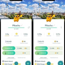 Shiny Pikachu Summer Hat Road Trip Berlin Germany background - Trade 0r P T C