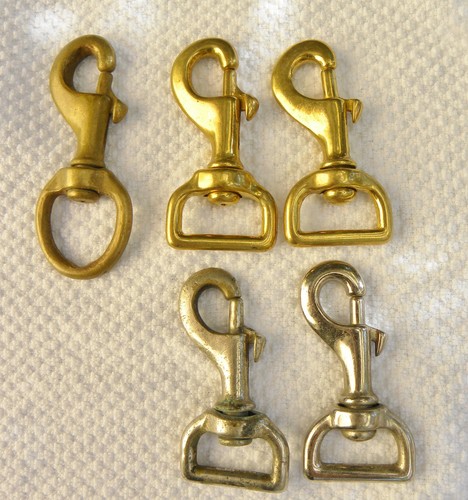 13 SWIVEL Snap Hooks (LOT) Trigger Bolt-Racing Overchecks Horse & Trailer Equip