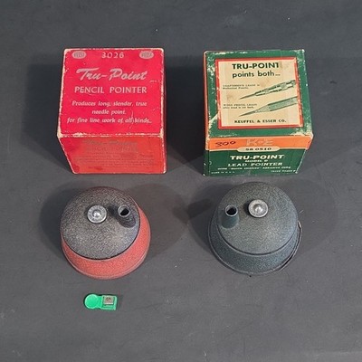 Frederick Post & Keuffel & Esser Tru-Point Steel Vintage Pencil & Lead Pointer