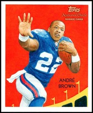 2009 Topps National Chicle #C83 Andre Brown - Chicle Back RC FREE SHIPPING!