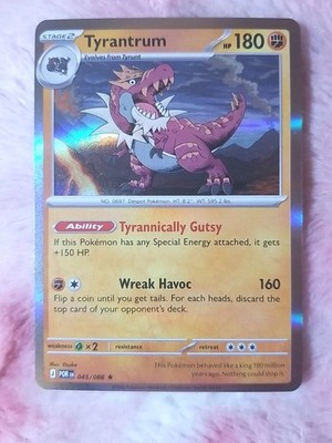 Tyrantrum 045/088 Holo Rare Pokémon TCG: Perfect Order - English
