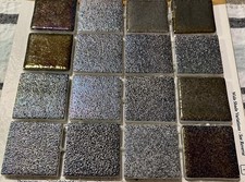 1 Sheet Beautiful Mosaic Glittering Tiles for DIY Crafts