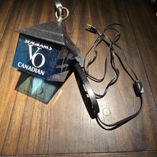 Vintage Seagram's V.O. Whiskey Hanging  Bar Light / Sconce Works Great