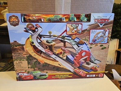 Disney Pixar Cars Race & Rescue Road Raceway Playset New Same Day