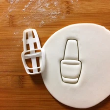 Nail Polish Cookie Cutter - beauty glamor slumber party manicure pamper makeup