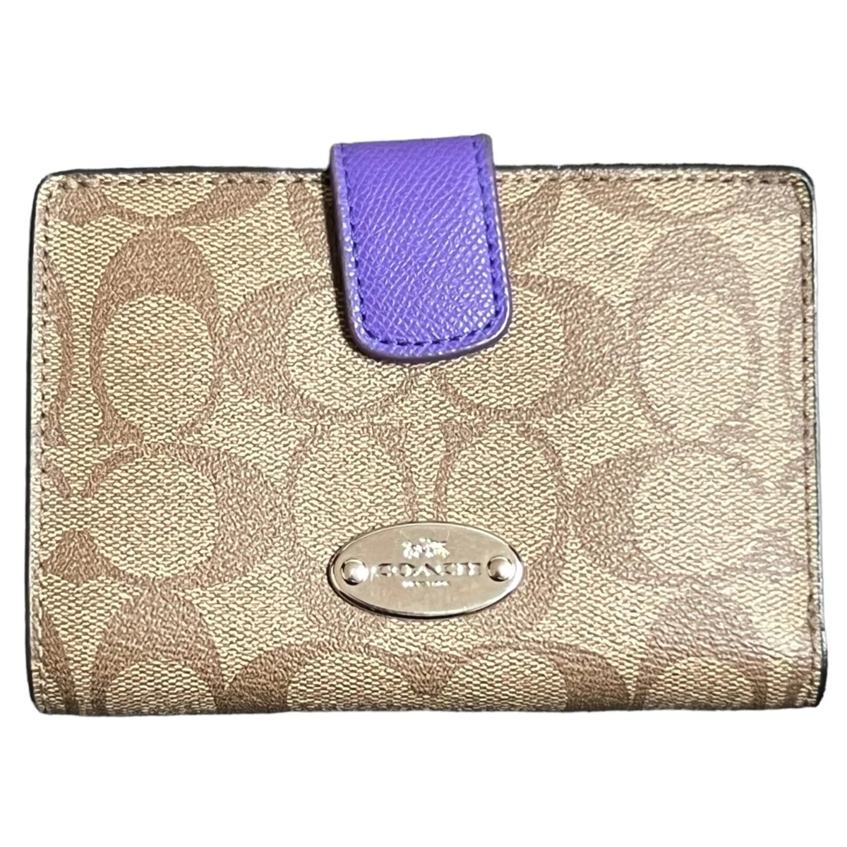 Purple deals coach wallet
