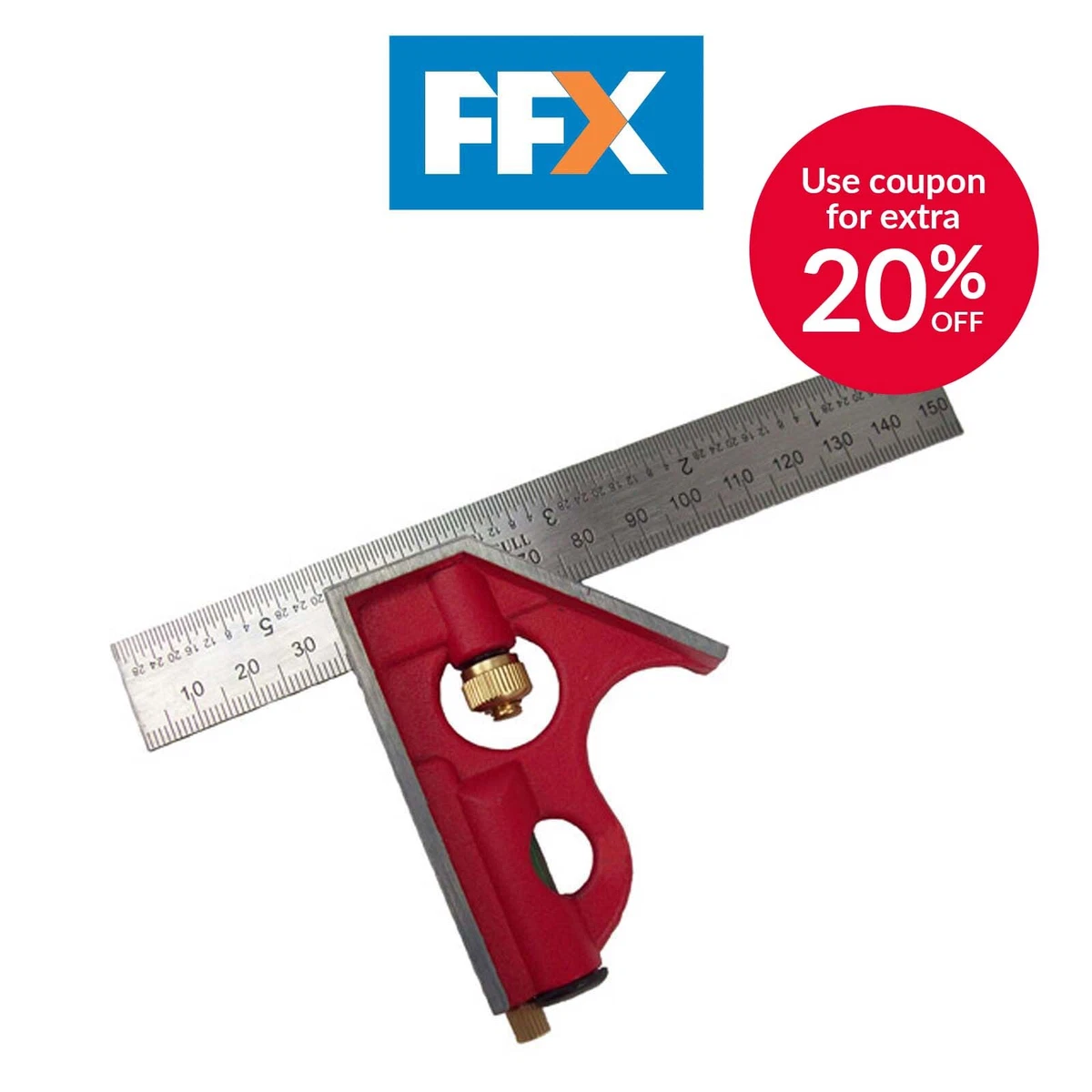 Faithfull FAICS150 Combination Square 150mm 6 in