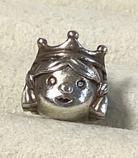 Pandora Precious Princess Silver Charm VGC s925 Gift Birthday Xmas Girl 
