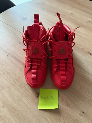 K1X by Patrick Mohr MK5 True Red Sneaker Size 8 US (Preowned) Designer Rare