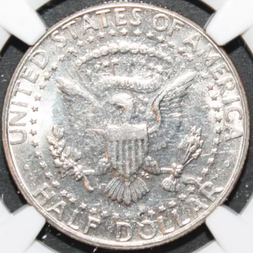 1995 P Kennedy Half Dollar Reverse Huge Struck thru ERROR NGC Certified Coin!