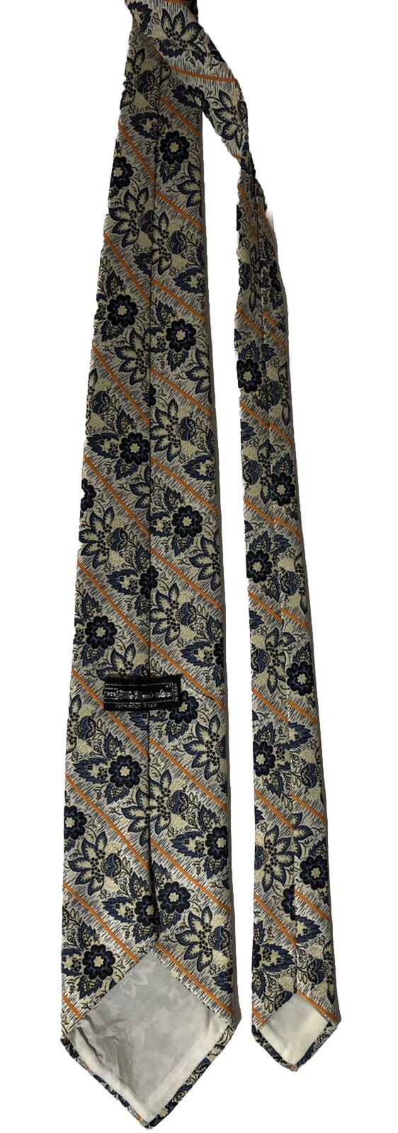 VTG Sears The Mens Store Blue Necktie 57”x4” Xtra… - image 3