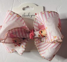 Christmas- Santa Design Boutique Hair Bow