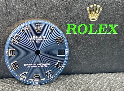 Rolex Datejust Midsize 31mm FACTORY Concentric BLUE Dial Arabic