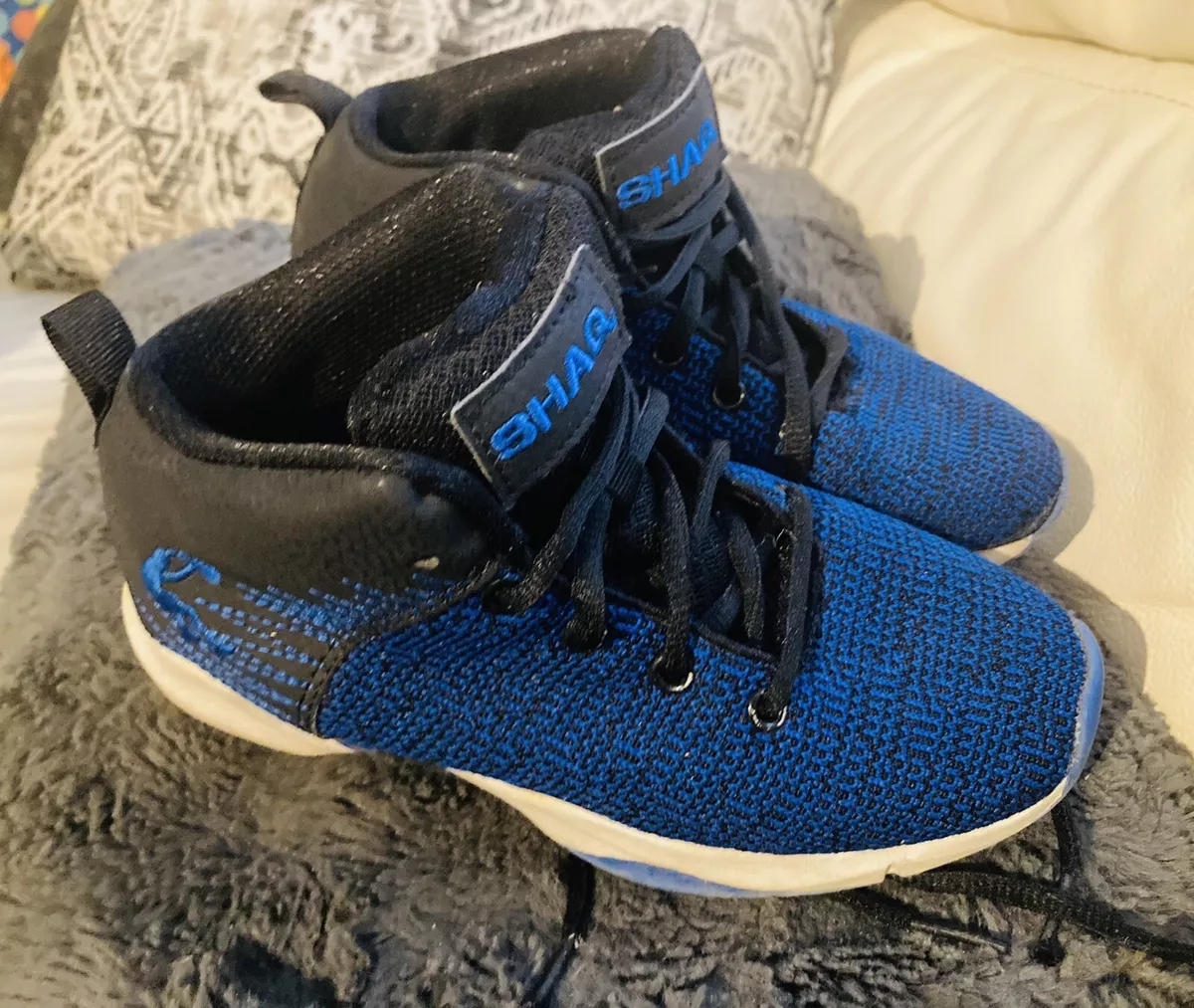 Blue shaq shoes clearance