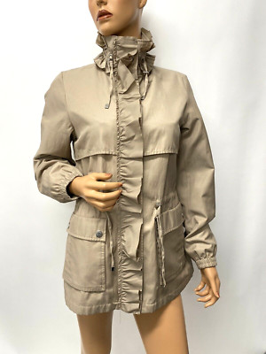 Betsey Johnson Women's Small Raincoat/Light Jacket Khaki