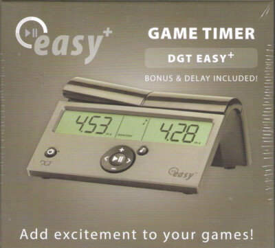 Schachuhr Digital - DGT Easy Plus / + - NEU / NEW - Chess - OVP