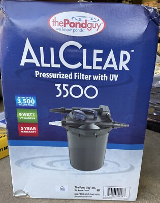 The Pond Guy AllClear G2 Bio Pressure Filter & Ultraviolet Light Clarifier with