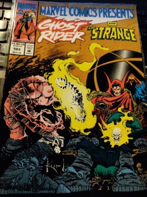 Sam Ghost Rider Marvel Comics Presents #103 Ghost Rider and Dr. Strange - Sam Kieth | eBay