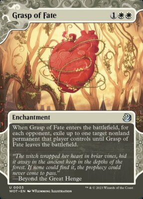x4 Grasp of Fate U MTG Wilds of Eldraine: Enchanting Tales M/NM, English