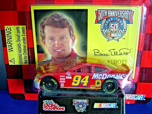 RACING CHAMPIONS 01153 - NASCA 50TH ANNIVERSARY - BILL ELLIOTT - MCDONALD FORD - Picture 2 of 6