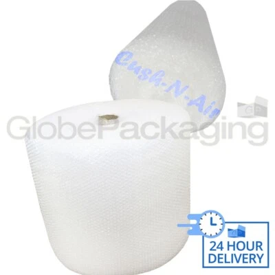 600mm x 100M ROLL OF SMALL BUBBLE WRAP 100 METRES CUSH N AIR *HIGH QUALITY*