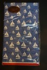 Caspari REGATTA (15) Triple Ply Napkin 33cmx40 Navy Blue, White, & Red 