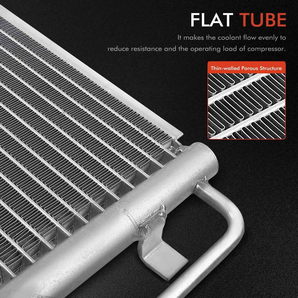 1 pieza condensador de aire acondicionado con soporte para Isuzu Trooper 2001-2002 V6 3,5 L 8972310870 Foto 3 de 4