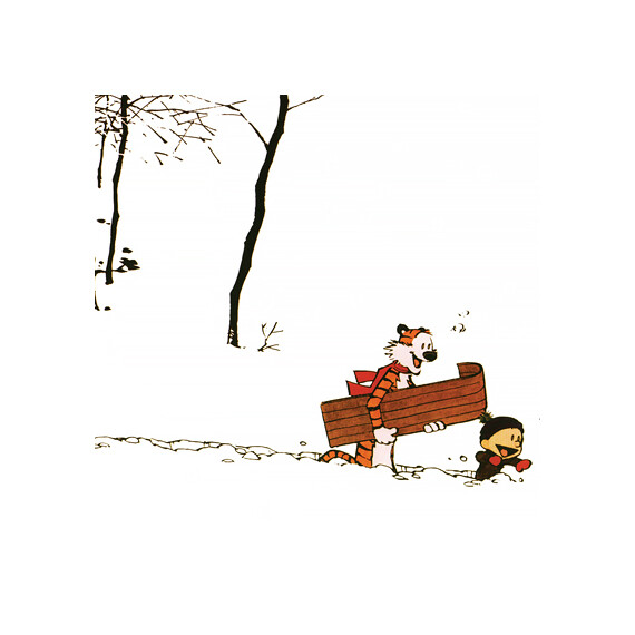 専用ページ  and Hobbes 17x22 Print - Calvin and Hobbes Walking In The Snow Poster 0470 | eBay