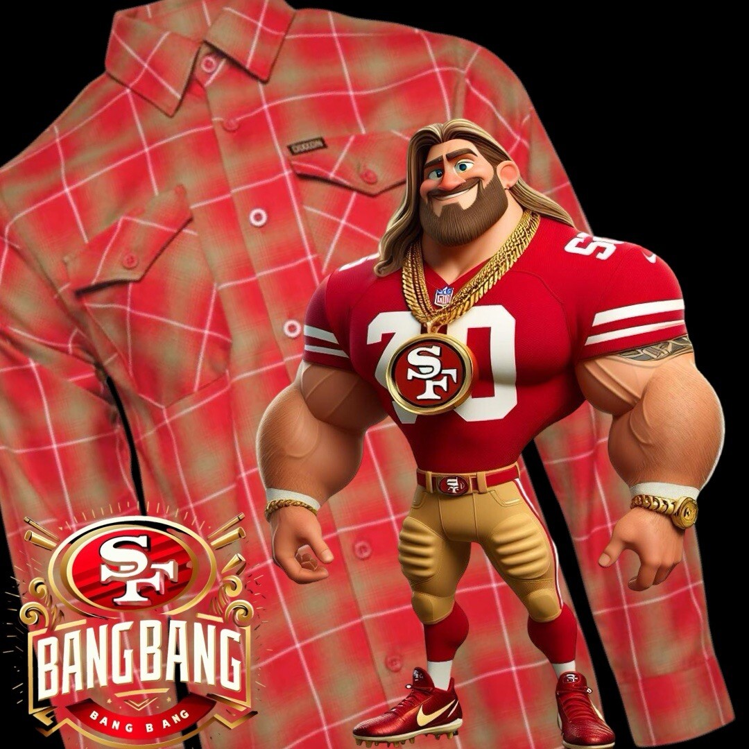 DIXXON Flannel Sz 3XL Bang Bang San Francisco 49ers Tribute Brand