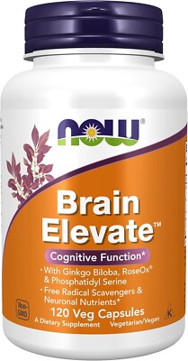 Now Foods Brain Elevate 120 Veg Capsules