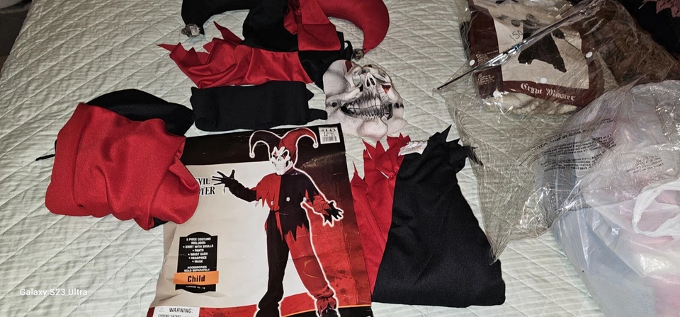 Disfraz de bufón malvado #143 L (10-12) Foto 2 de 4