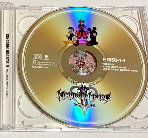 Kingdom Hearts Original Soundtrack 1 & 2 OST SET Lot Game Music CD - Image 4 of 4