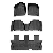 SMARTLINER Custom Fit Floor Mats 3 Row Liner Set OEM 2008-2011 Toyota Sequoia