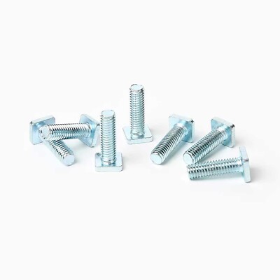 M4 M5 Square Head Screw T Type Bolt Square Stud Screws 8-35mm Length